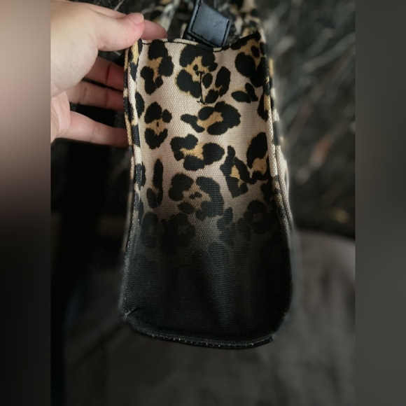 DKNY Black and Tan Leopard Crossbody Bag - Picture 6 of 14